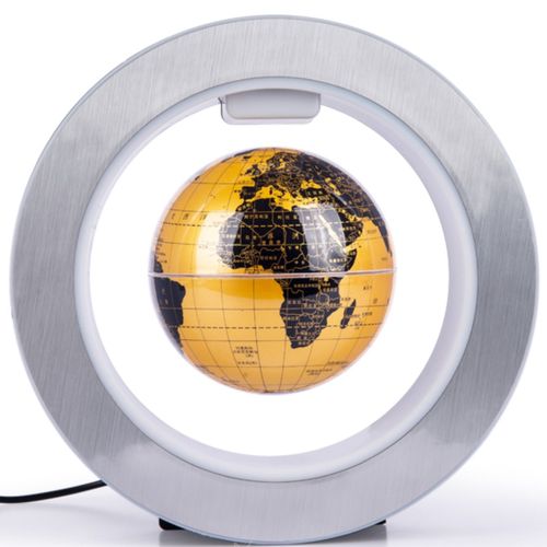 磁悬浮自转圆形地球仪星座发光6英寸工厂量大从优教学演示